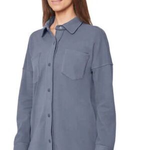 Mondetta Cozy Warm Fleece Shirt - NWT Blue Size Medium